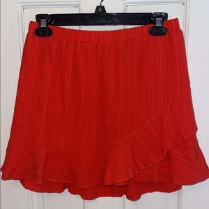 Red Mini Skirt